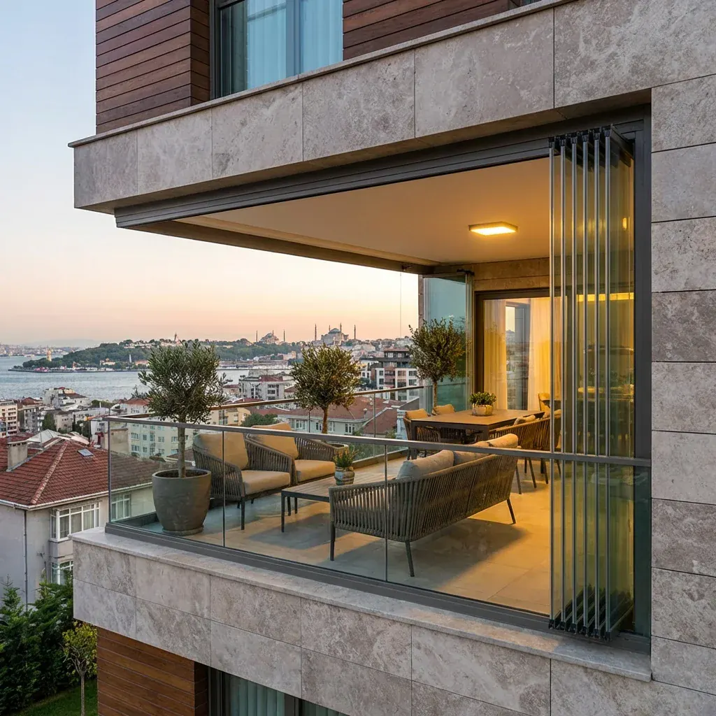 Gürpınar Sitesi - Cam Balkon Projesi
